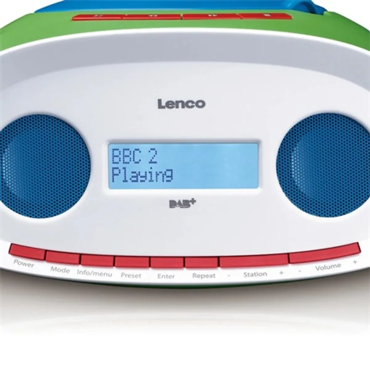Lenco SCD-70 hordozható cd-s rádiómagnó dab rádióval usb lejátszás mp3 wma támogatás lcd kijelző 2 hangszóró 2 w rms #4