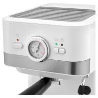Sencor SES 1720WH karos presszó kávéfőző 20 bar, 1,5 l víztartály, 1050 W, fehér, forgatható gőzkar #5