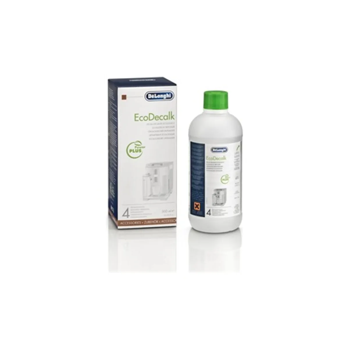 Delonghi ECODECALK 500ML DLSC500 vízkő-eltávolító folyadék 500 ml 4 ciklus kompatibilis Delonghi kávéfőzőkhöz #1