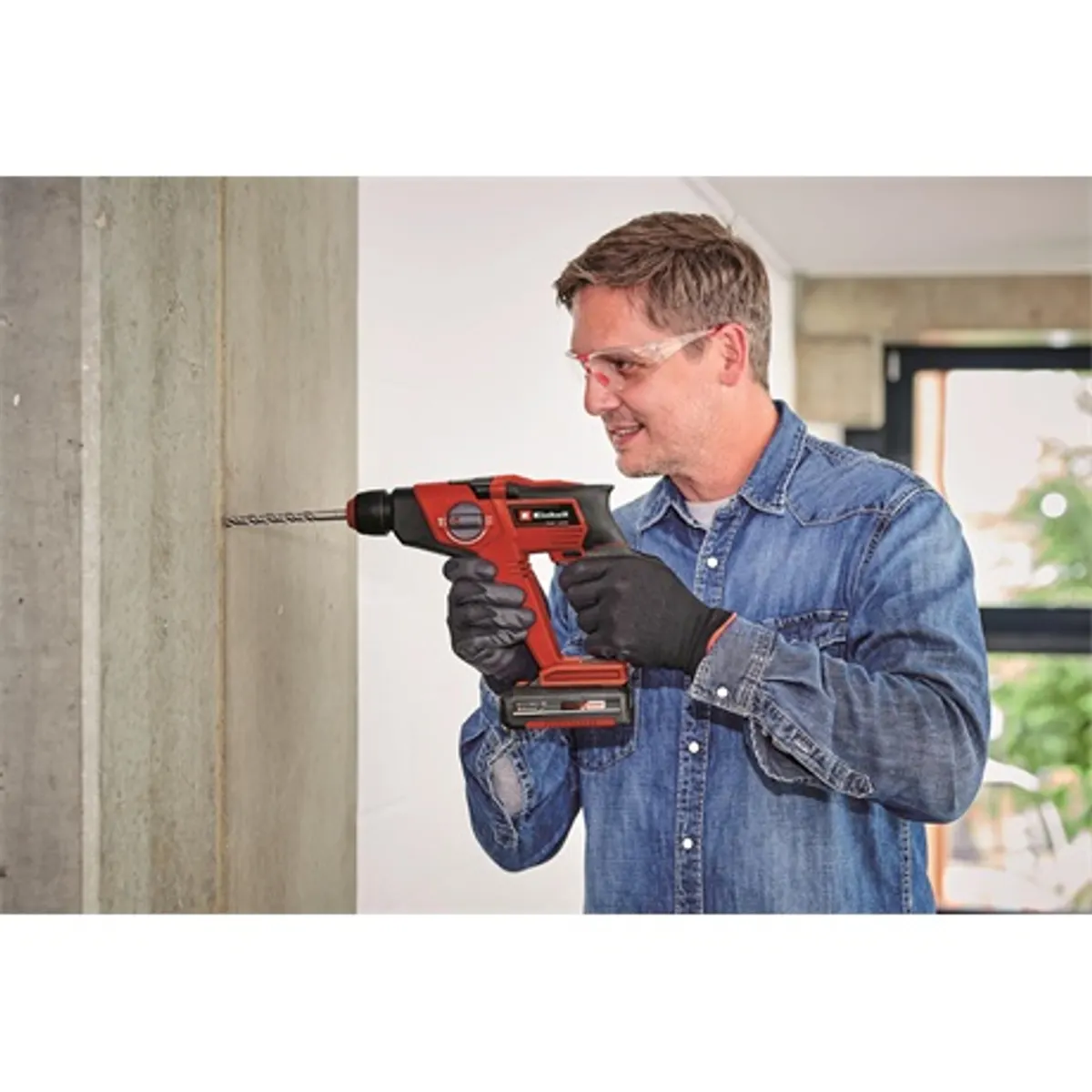 Einhell TE-HD 18/12 LI - SOLO fúrókalapács SDS-Plus félautomata tokmány Power X-Change LED Softgrip #6