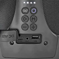 Nedis SPBB315BK Party Boombox 120W 2.0csatornás IPX5 RGB LED TWS USB-C 6h #6