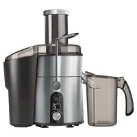 Sencor SJE5050SS gyümölcscentrifuga 5 sebességfokozat 1200 W 75 mm töltőnyílás 1 L légyűjtő edény 2 L pép edény LCD kijelző #2