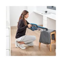 Black and Decker BXVMS600E Álló porszívó 2 az 1-ben 600 W ciklonrendszer EPA szűrő rozsdamentes acél előszűrő alumínium hosszabbítócső 6 m kábel #3