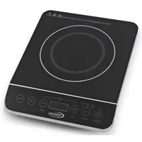 Hauser IC2014 indukciós főzőlap üvegkerámia 2000W 240C időzítés 180 perc automatikus edényfelismerés gyerekzár érintőgombos vezérlés lcd kijelző