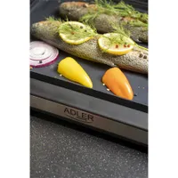 Adler AD6613 asztali grillsütő 36,5x24 cm 876 cm2 3000W 240C progresszív hőmérséklet szabályozás levehető olajgyűjtő spatula a csomagban 110 cm #3