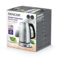 Sencor SWK1796SS vízforraló 1,7 l 2200W SUS304 rozsdamentes acél 3 üzemmód 70-80-90-100 C tartás 70-100 C 120 perc #6