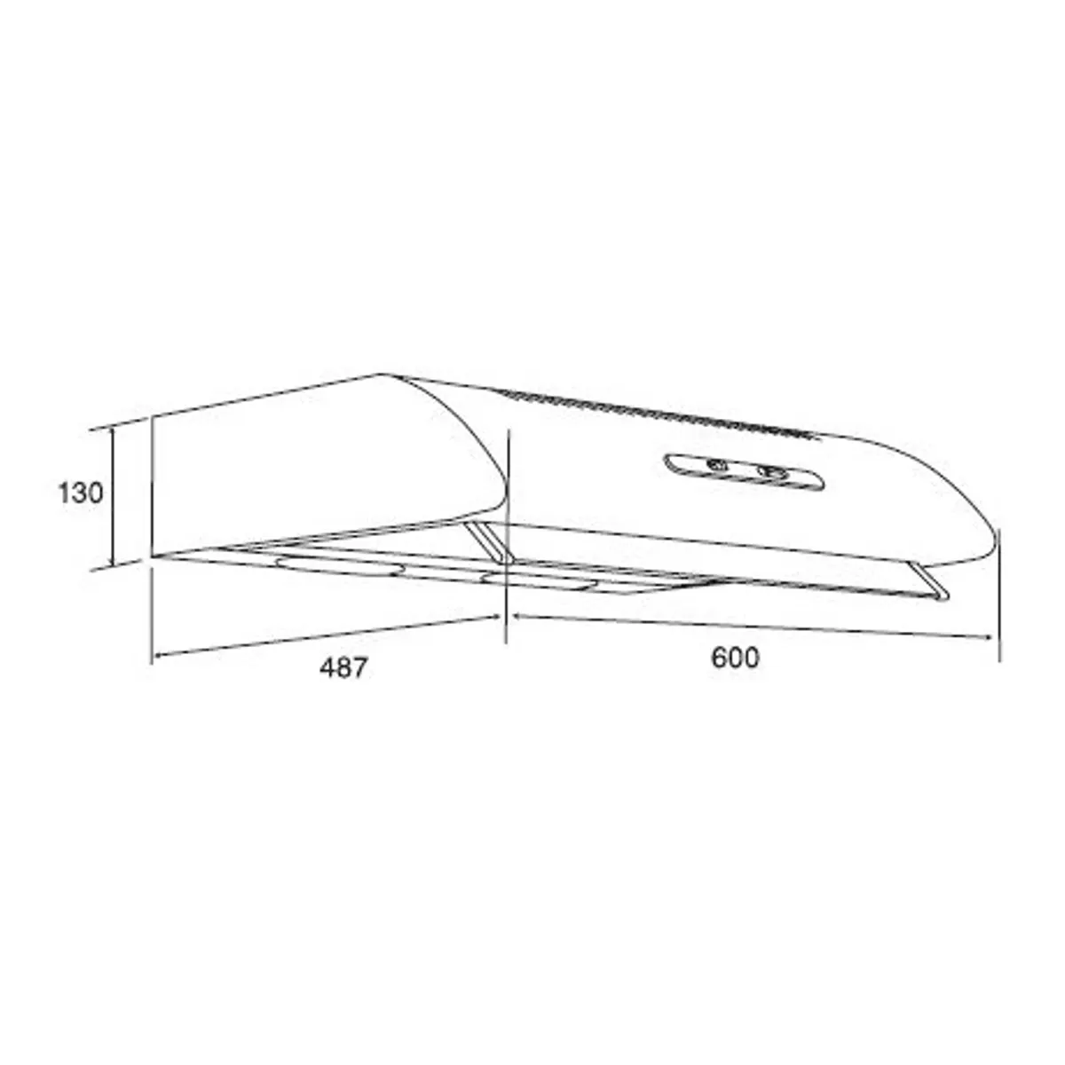 Davoline OL260LUXWH Olympia 260LUX fehér két motoros 60 cm légszállítás 600 m3h #2