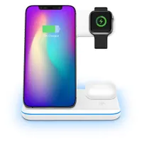 Yenkee YAC 5301 WH Vezeték nélküli töltő 15 W 3 az 1-ben Qi kompatibilis iPhone Watch AirPods #3