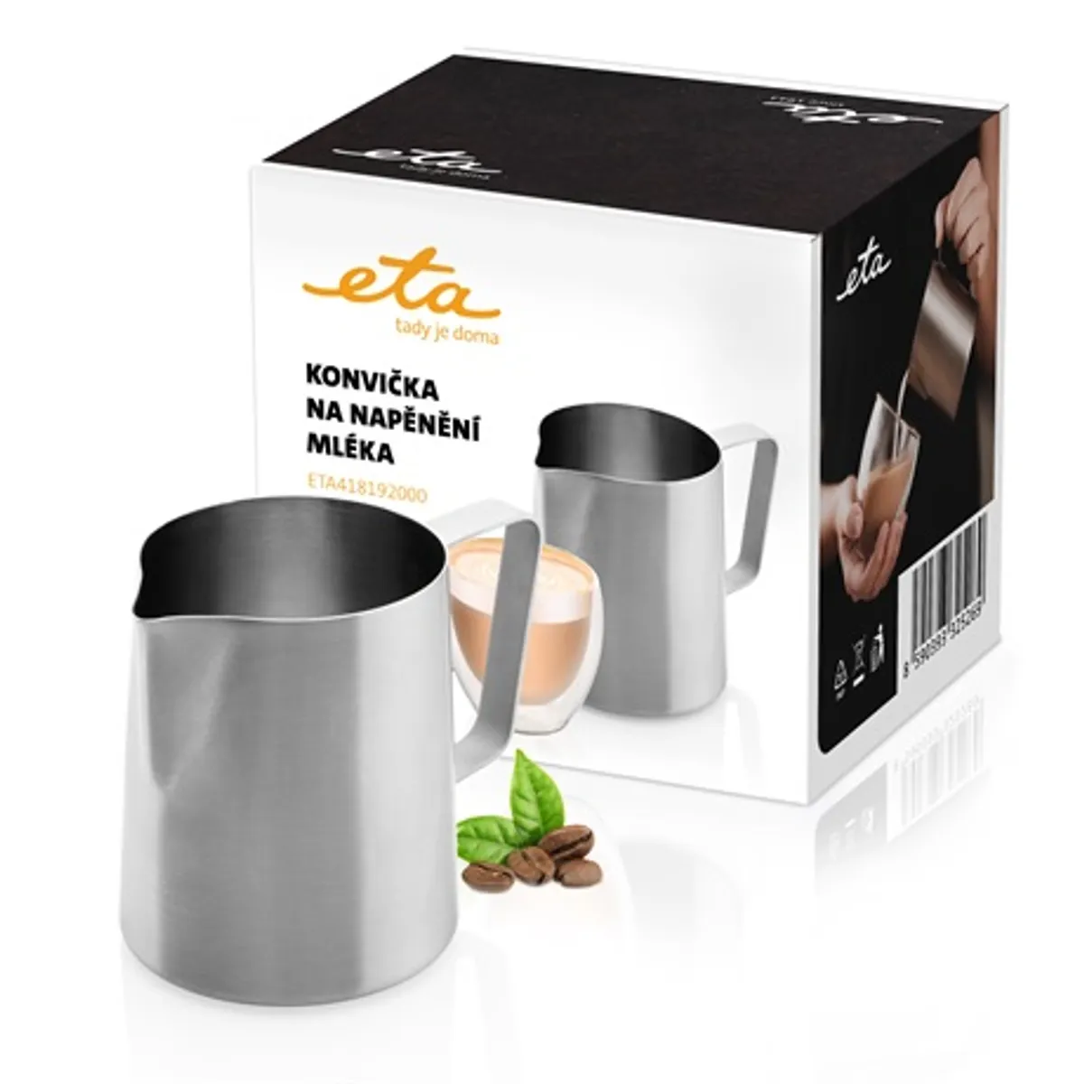 Eta 418192000 tejkiöntő rozsdamentes acél 350 ml #1