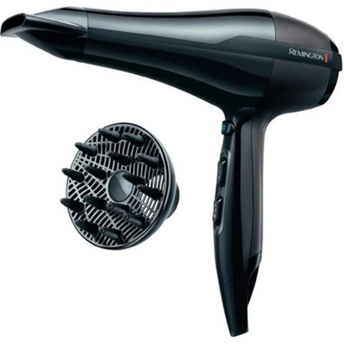 Remington AC5999 Pro Air hajszárító 2300 W AC motor 90 százalékos ionizáció 3 hőmérséklet 2 sebesség Cool Shot diffúzor 7 mm szűkítő 3 m kábel #1