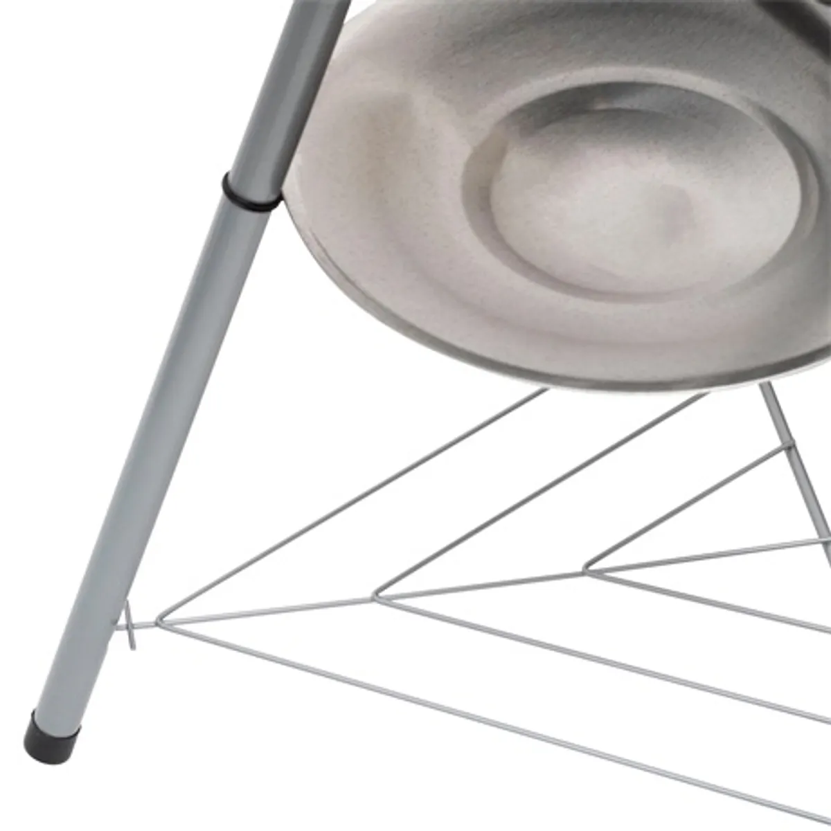 Home by Somogyi GR02 Fedeles gömbgrill tűztér átmérője 46,5 cm rostély krómozott acél 43,5 cm magasság 64 cm rozsdamentes hamugyűjtő zománcozott acél #4