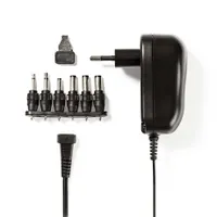 Nedis ACPA001 univerzális hálózati adapter 3-12 V DC, 2 A, 12 W, 6 cserélhető fej