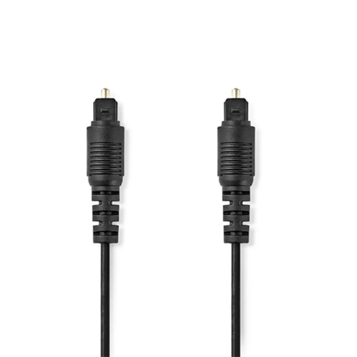 Nedis CAGL25000BK50 optikai audió kábel TosLink dugó, hossz 5m, fekete #1