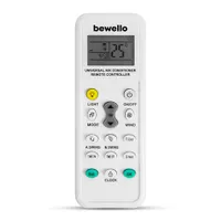 Bewello BW4008 univerzális klíma távirányító több mint 1000 modell támogatott 1,2" kijelző 2xAAA #1
