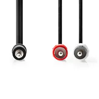 Nedis CAGL22200BK50 3,5 mm jack 2x RCA audiokábel 5 m #2
