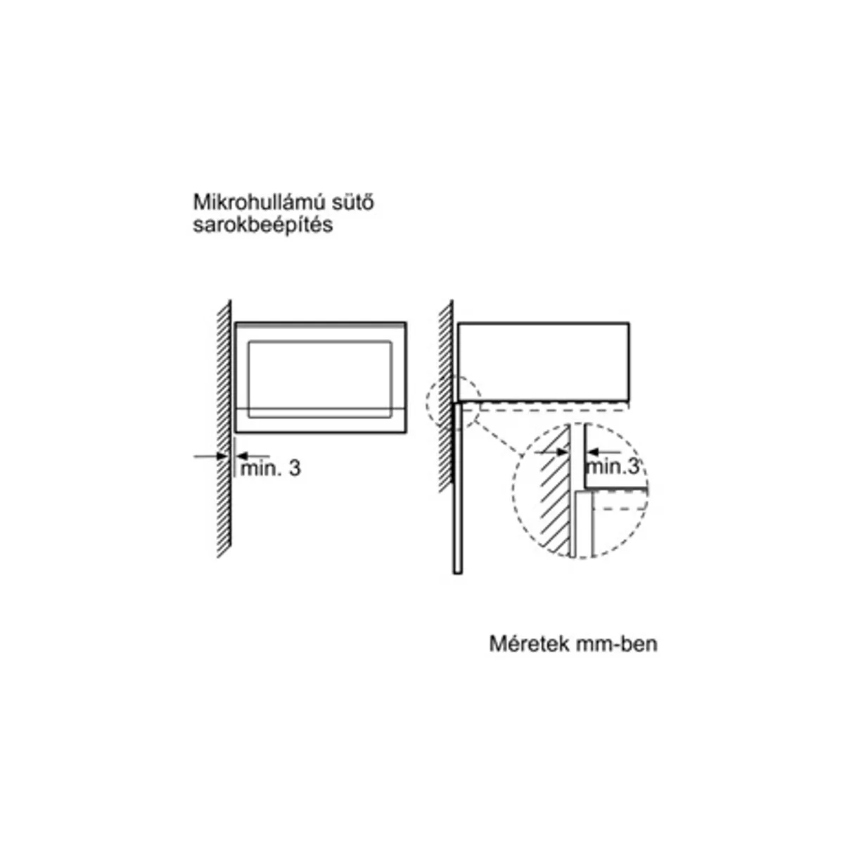 Bosch BEL554MS0 beépíthető mikrohullámú sütő 25 l 900 W grill 1,2 kW LED kijelző AutoPilot 8 #9