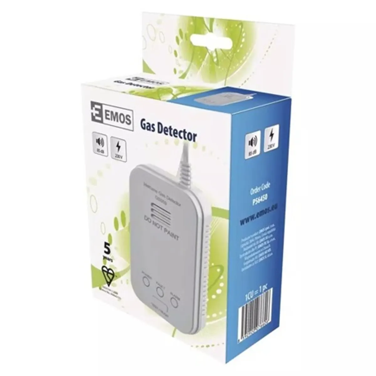 Emos P56450 GS869 gázérzékelő optikai és hangriasztás, IPX2D, 230 V AC, -10 °C és 40 °C, 0-95 RH, 5 év #6