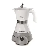 Ariete 1358W Moka Aroma elektromos kotyogós kávéfőző, 2-4 csésze, 30 perc melegen tartó, független talpazat, fehér