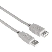 Hama 00200905 FIC usb kábel A-A 1,8 m szürke