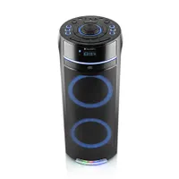 Gogen BPS736CD party hangfal 90 W bluetooth cd usb aux fm tuner 30 előre beállított eq basszus kiemelés led háttérvilágítás 22 óra #5