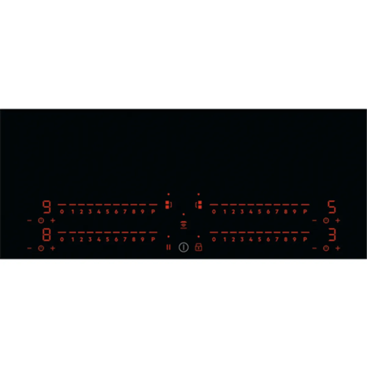 Electrolux EIP6446 Indukciós beépíthető SlimFit Hob2Hood Bridge 60 cm maradékhő kijelzés #2