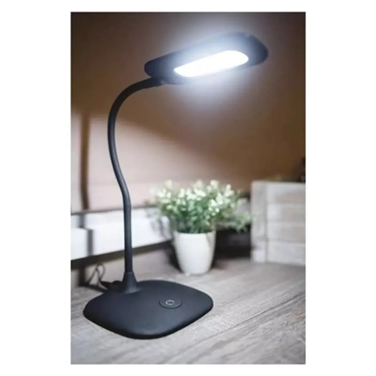 Emos Z7602B Stella LED asztali lámpa fekete dimmelhető 400 lm 4000 K 12 V/400 mA 6,5 W #5