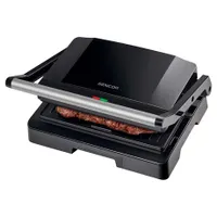 Sencor SBG 2070SS KONTAKT PANNINI GRILL tapadásmentes bordázott sütőlapok 1000 W #5