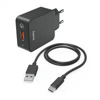Hama 00201625 FIC E3 QC 3.0 USB-C töltő szett 1,5m #1