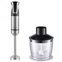 Adler AD4627 Botmixer szett 1800W max turbo 4 rozsdamentes pengék 600ml tartály 700ml mérőpohár rozsdamentes keverő és habverő tejhabosító feltét #3