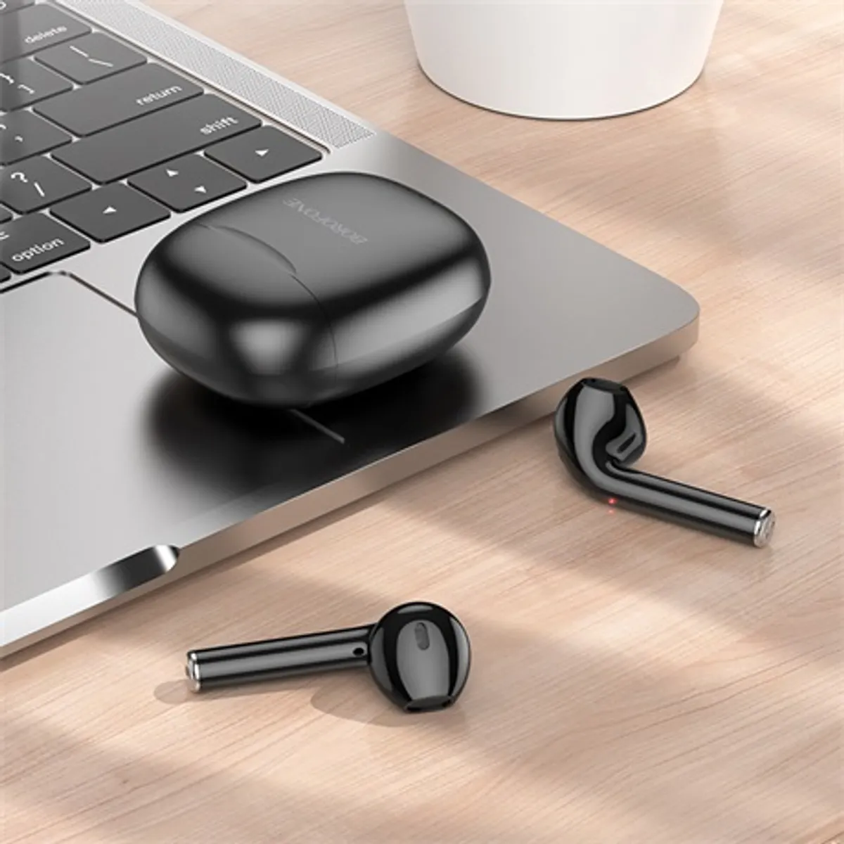 Borofone BW17 Bluetooth fülhallgató érintőgombos töltőtokkal Bluetooth 5.0 3 óra lejátszás 25mAh fülönként 200mAh tok #2