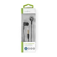 Nedis HPWD2020BK mikrofonos fülhallgató 3,5 mm csatlakozás 10 mm hangszóró 1,2 m kábel impedancia 16 ohm #2