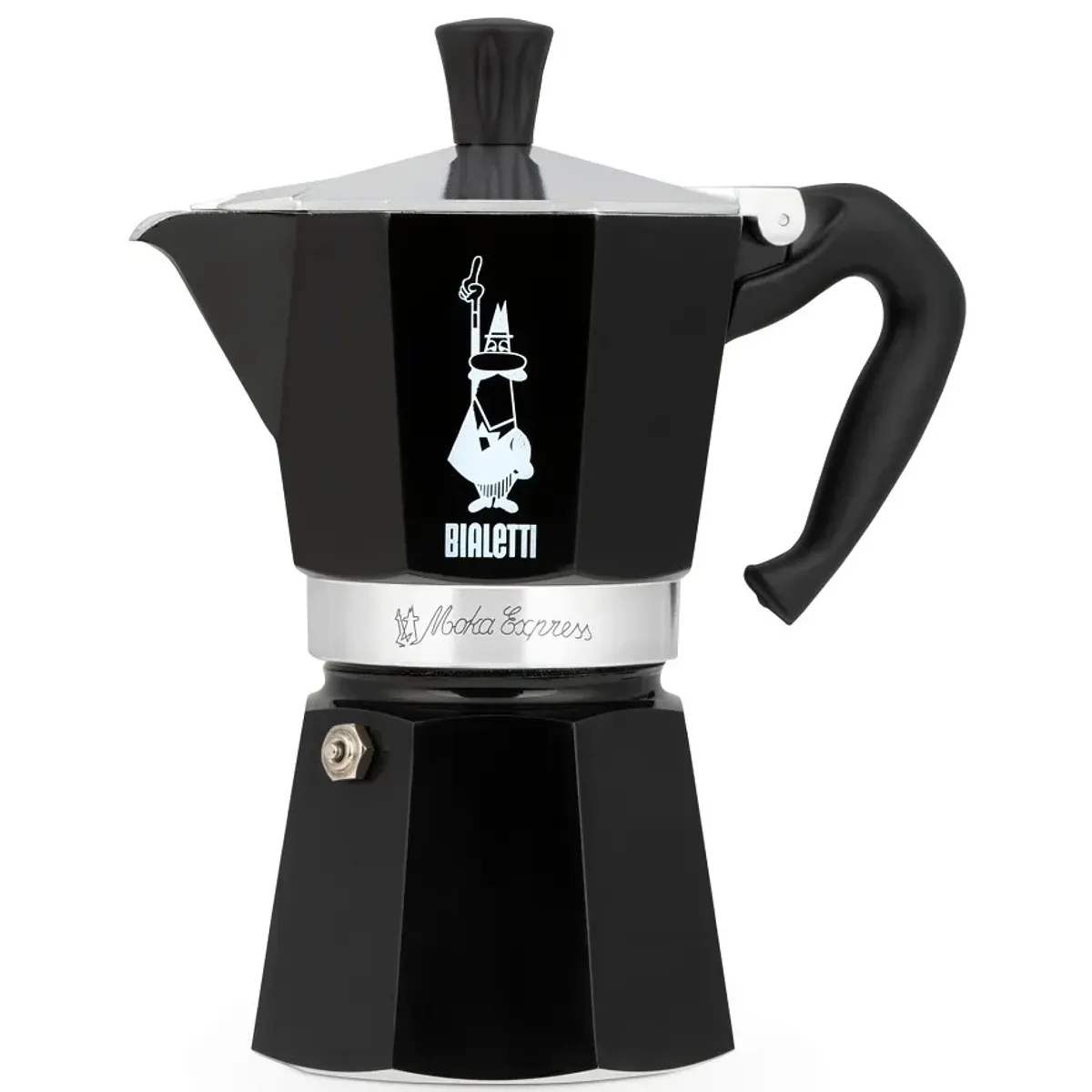 Bialetti 4953 Moka express 6 adag alumínium fekete #1
