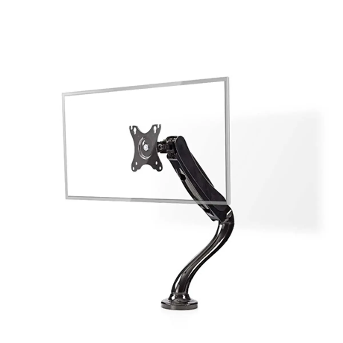 Nedis MMNTSI100BK asztali monitor tartó konzol 10-32" fekete 360 fokos forgatás gázrugós #1