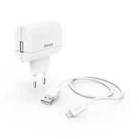 Hama 00201619 USB töltő Lightning fehér 12W 5V 2,4A 1 m USB-A kábel mellékelve #1