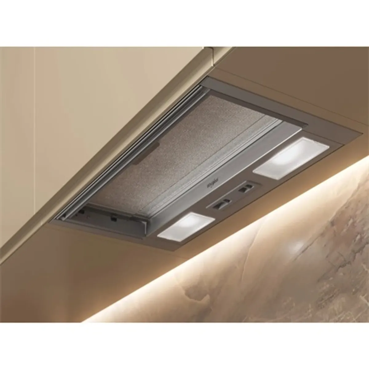 Whirlpool WSK64FLSX páraelszívó beépíthető teleszkópos led 2x6W 340 m3/h 125mm 280mm 564mm #2
