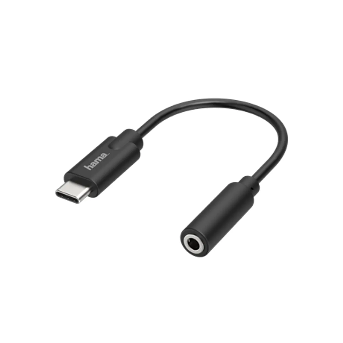 Hama 00200318 USB-C - 3,5mm jack audio adapter Fekete #1