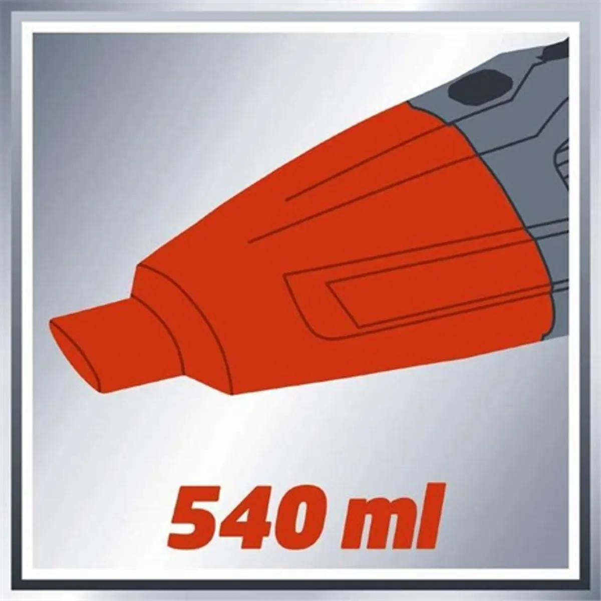 Einhell TE-VC 18 LI SOLO Power X-Change kézi akkumulátoros porszívó 0,54 L tartály 46,5 cm hosszabbító #4
