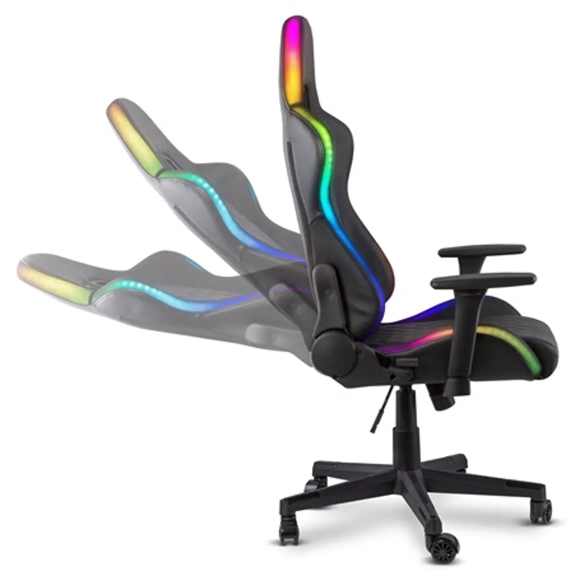 Yenkee YGC 300RGB STARDUST Stardust RGB gamer szék RGB háttérvilágítás távirányítóval 12 szín 90-150 fok dőlés 44-51 cm ülésmagasság 120 kg teherbírás #8