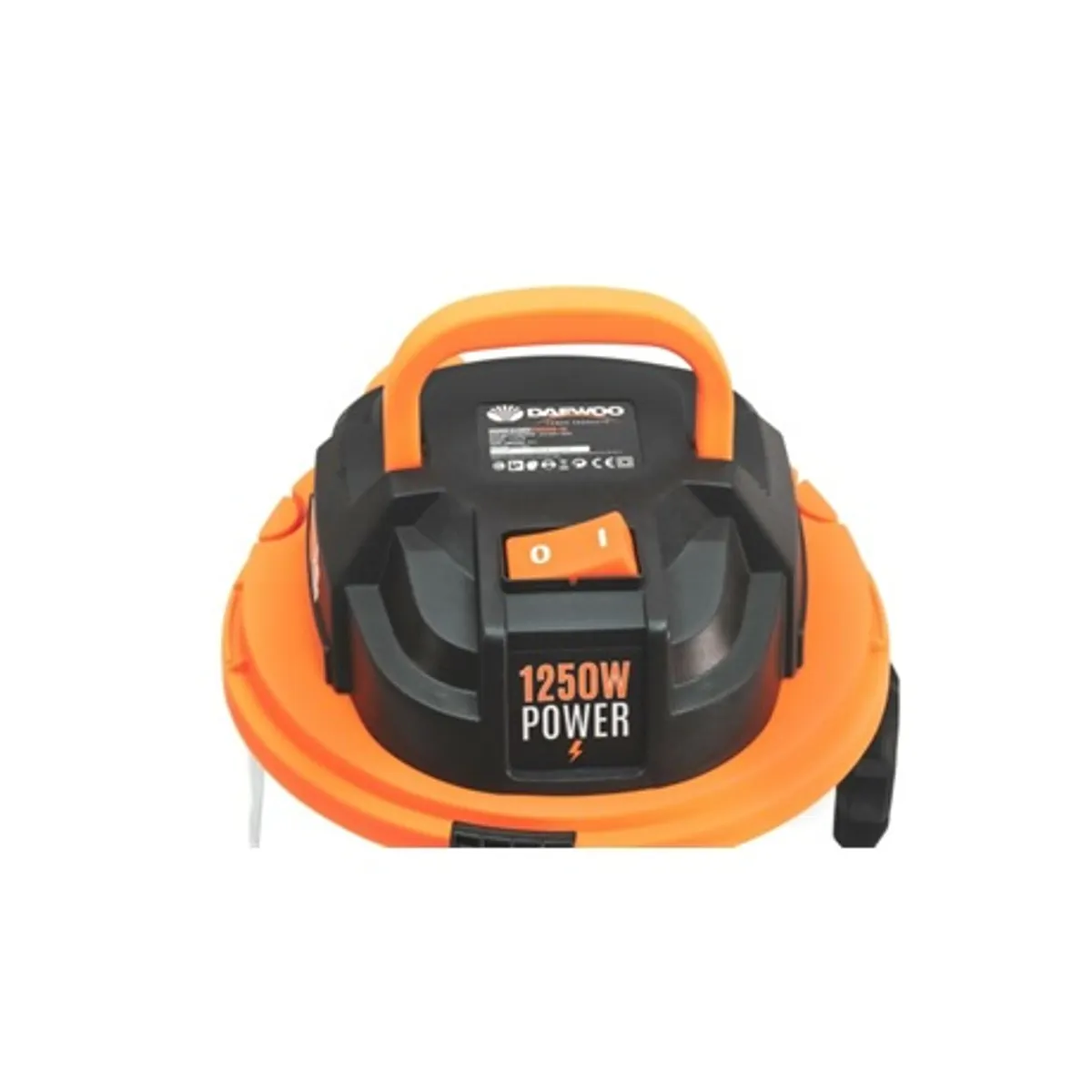 Daewoo DAVCW90-20L ipari porszívó nedves-száraz tápellátás hálózat motor 1250 W tartály 15 l zaj 96 dB funkció fújás #4