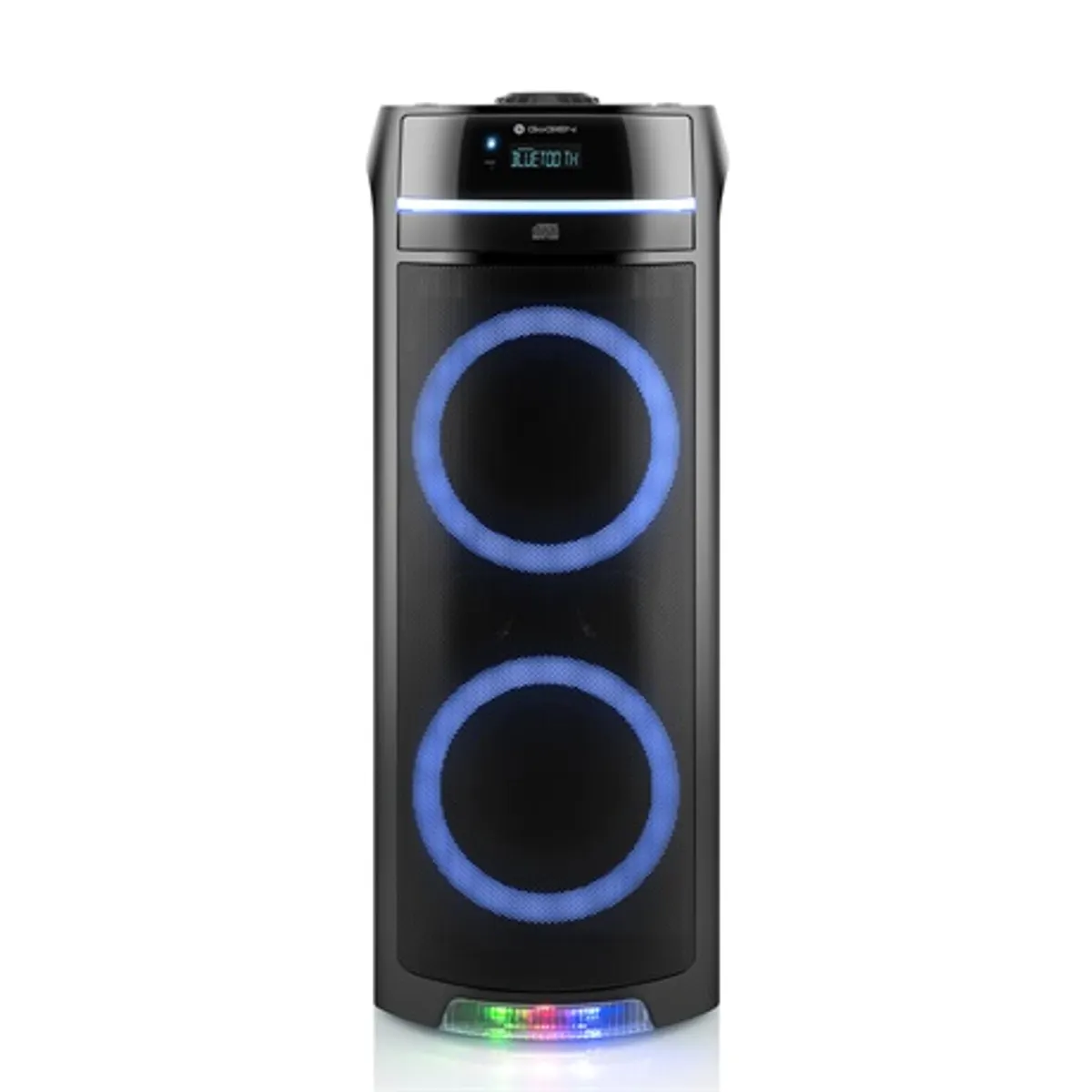 Gogen BPS736CD party hangfal 90 W bluetooth cd usb aux fm tuner 30 előre beállított eq basszus kiemelés led háttérvilágítás 22 óra #2