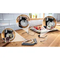 Bosch MUM5XC4E Konyhai robotgép 1000W 3,9 l nemesacél tál beépített mérleg 7 fokozat 3D bolygómozgás fekete #4