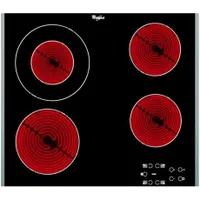 Whirlpool AKT 8130-LX Beépíthető kerámia főzőlap érintőszenzoros, digitális kijelző, 4 zóna, időzítő mind a 4-hez, gyerekzár, maradékhő jelzés, 58 cm #1