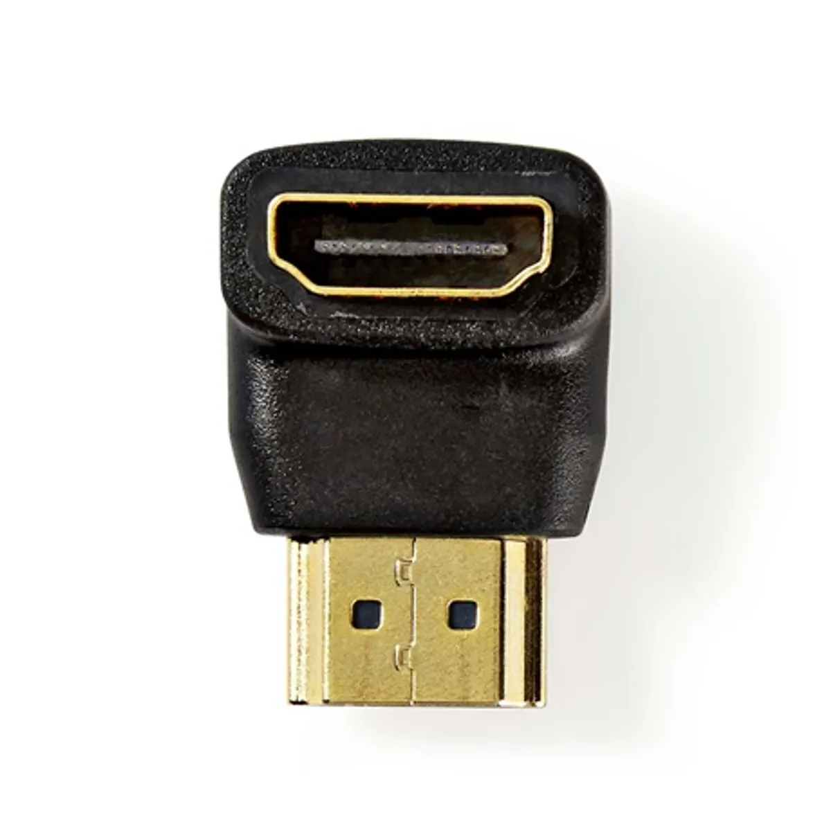 Nedis CVGB34901BK hdmi 90 fokos adapter aranyozott fekete #2