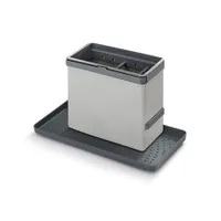 Metaltex MX297530 Tidy-Tex tároló mosogatóhoz 2 állítható akasztó szürke műanyag 24x14x13 cm #1