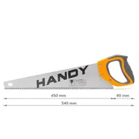 Delight 10444 Rókafarkú fűrész 450 mm 0,9 mm 7 tpi hrc 48-50 gumírozott markolat #4