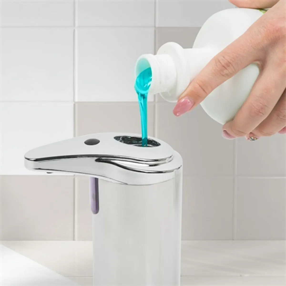 Vog und Arths 51122A szappanadagoló szenzoros 220 ml ip44 króm felületű álló #3