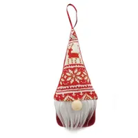 Artezan ACG16RWM Karácsonyi manó 16 cm piros-fehér motívumos #1