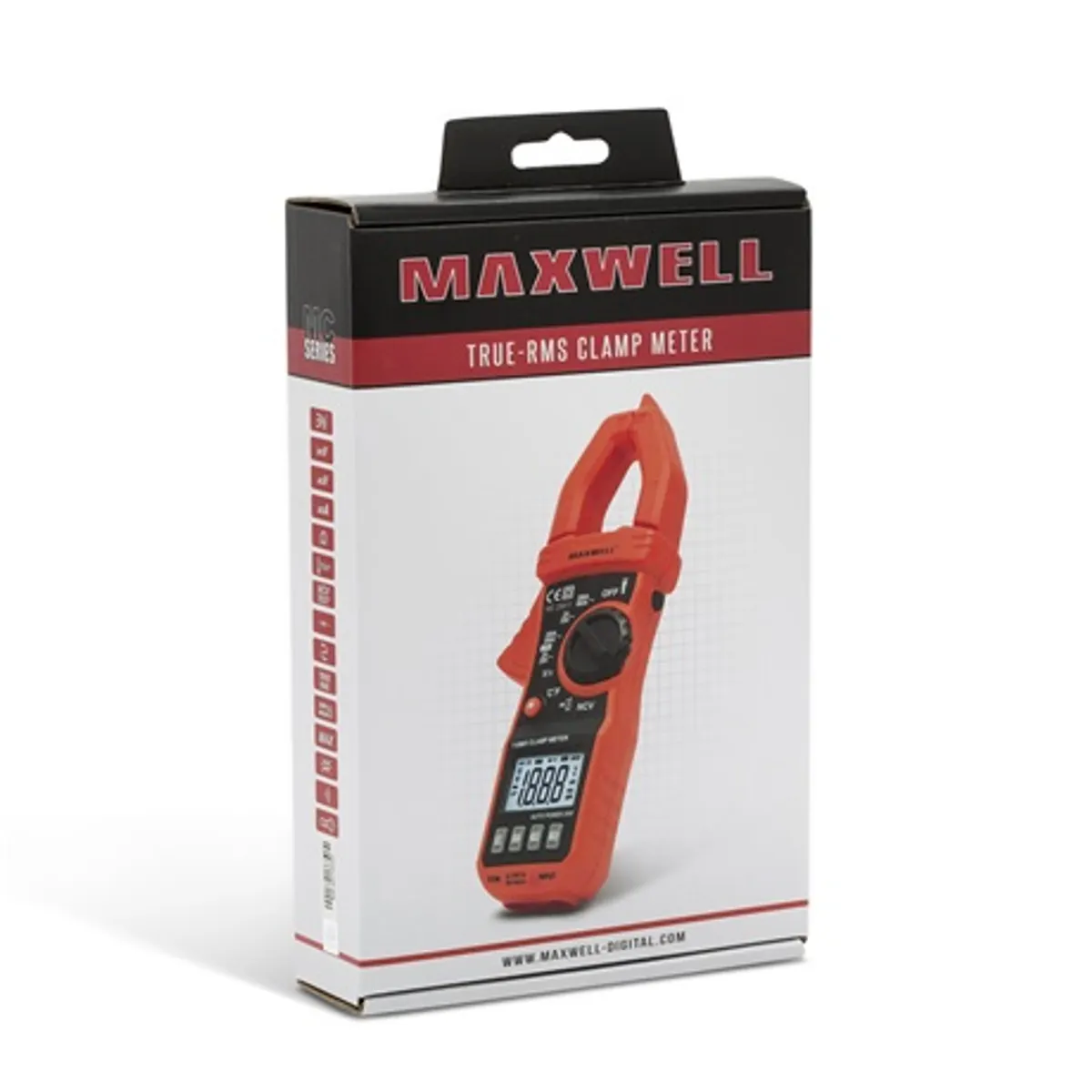 Maxwell-Digital 25611 digitális lakatfogó True RMS érintés nélküli feszültség detektálás fáziskeresés LED háttérvilágítás #6