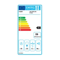 Faber INKA SMART C LG A70 Páraelszívó beépíthető 700mm 3 fokozat 160-335 m3h 230-280 Pa 80-115 W 54-66 dB 2x LED fém zsírszűrő 150-120 mm #4