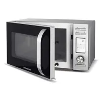 Sencor SMW 6020SS Mikrohullámú sütő 20 L, 700 W mikró, 900 W grill, 9 program, LED panel, rozsdamentes külső, zománcozott belső, 245 mm forgótányér #1